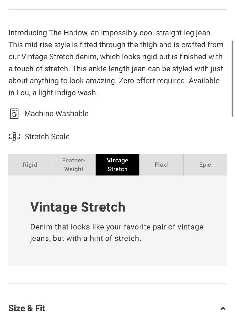 Rag & Bone Harlow Ankle Straight Jean Size 29 - Picture 8 of 11